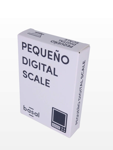 Basal Pequeño digital scale packaging box.